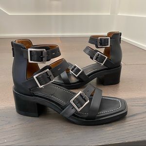 Rag & Bone chunky heel buckle sandals